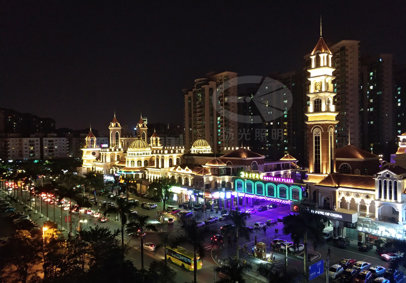 東莞市金月灣廣場(chǎng)夜景照明設(shè)計(jì)